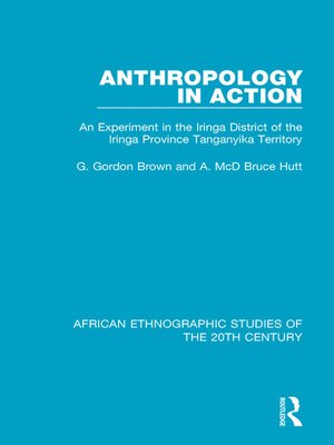 cover image of Anthropology in Action